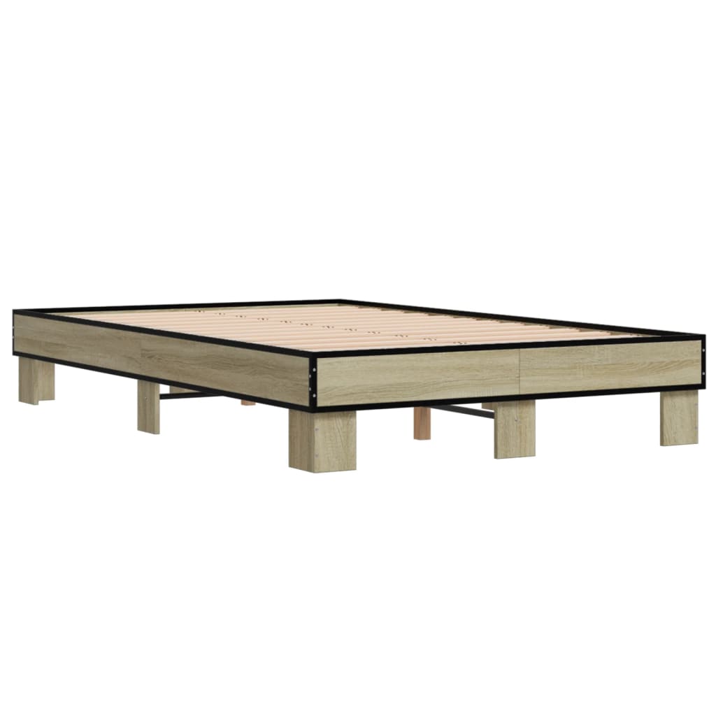 Sonoma Oak Bed Frame 120x200 cm - Elegant & Durable Design