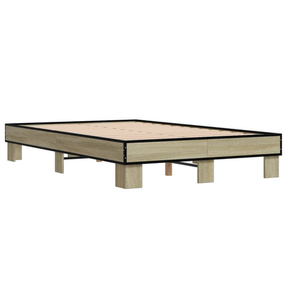 Sonoma Oak Bed Frame 120x200 cm - Elegant & Durable Design