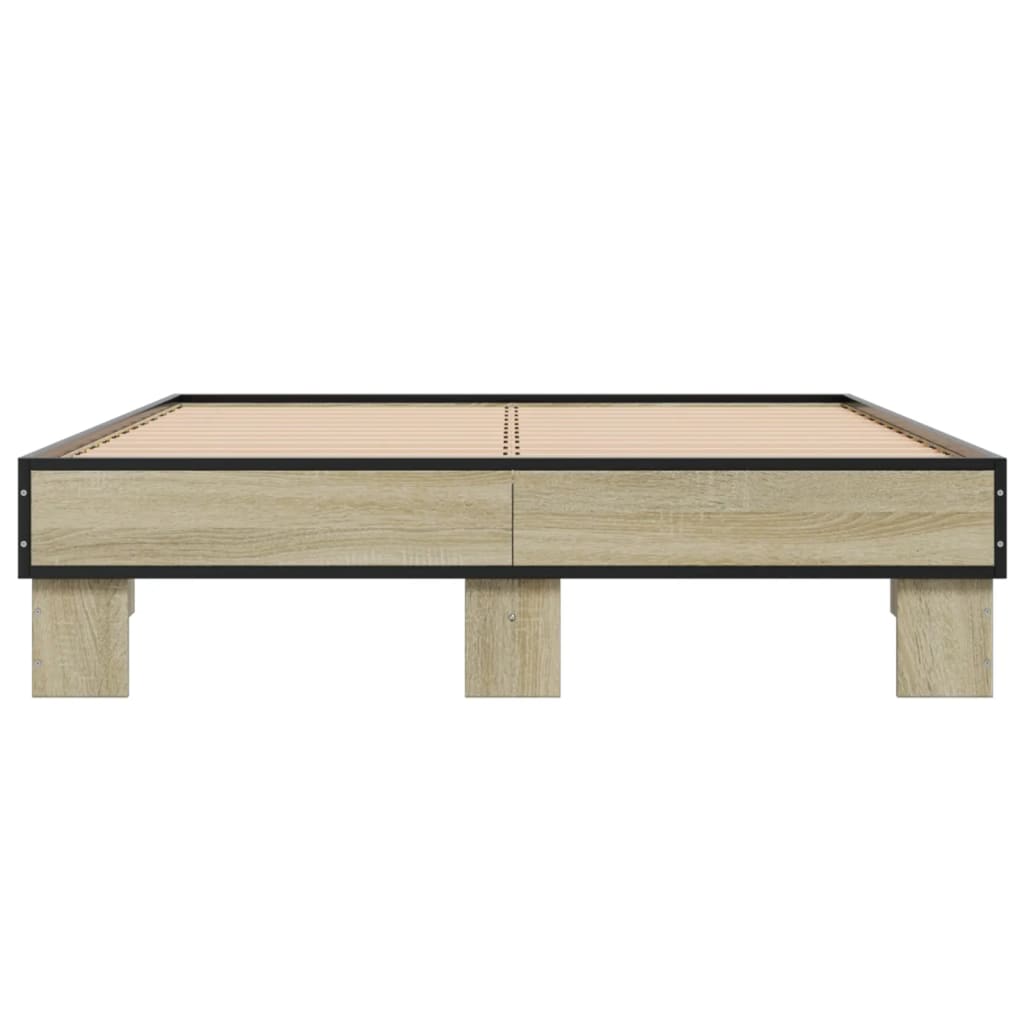 Sonoma Oak Bed Frame 120x200 cm - Elegant & Durable Design
