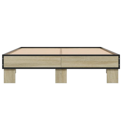 Sonoma Oak Bed Frame 120x200 cm - Elegant & Durable Design