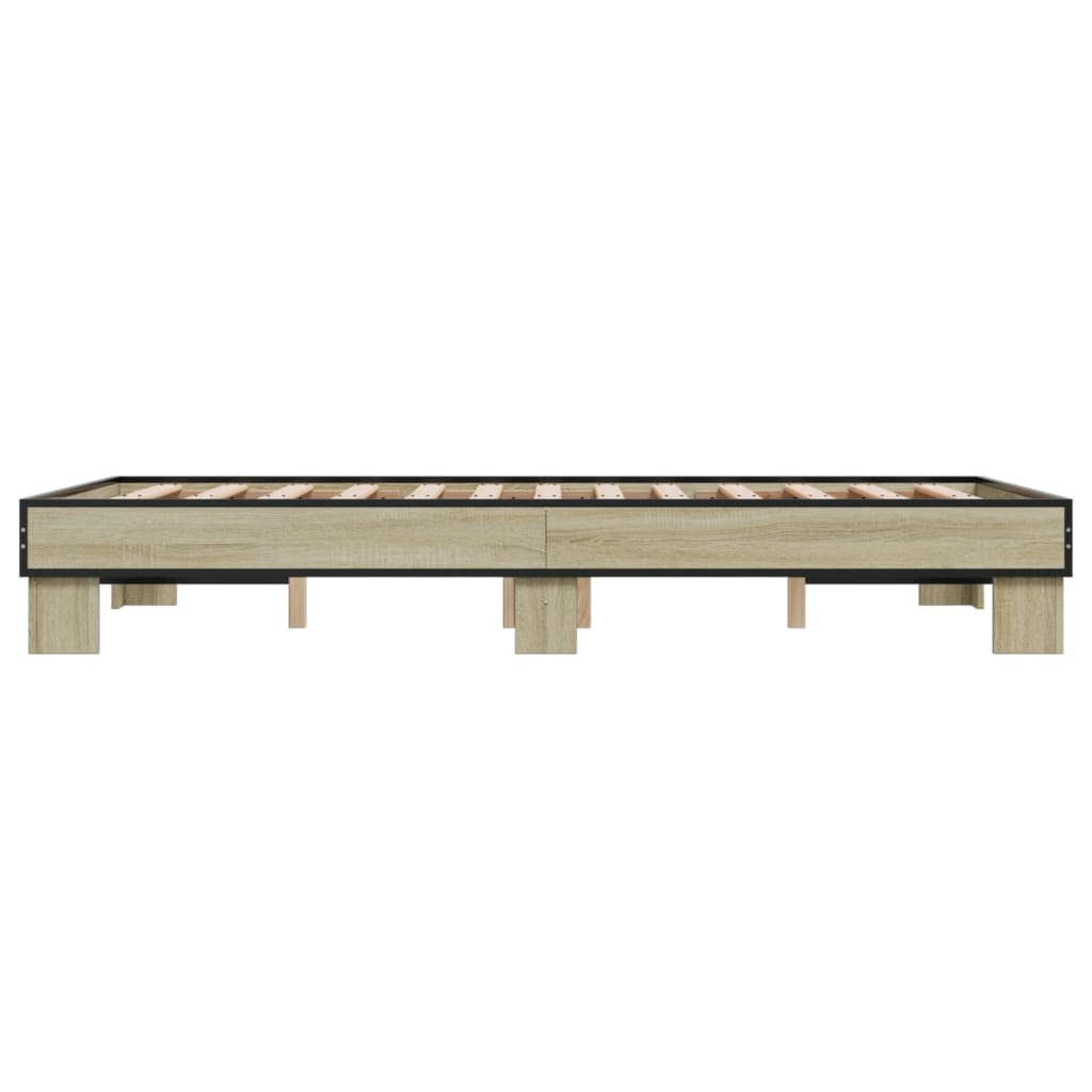 Sonoma Oak Bed Frame 120x200 cm - Elegant & Durable Design