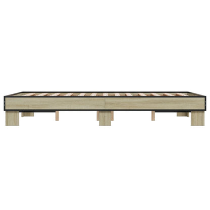 Sonoma Oak Bed Frame 120x200 cm - Elegant & Durable Design