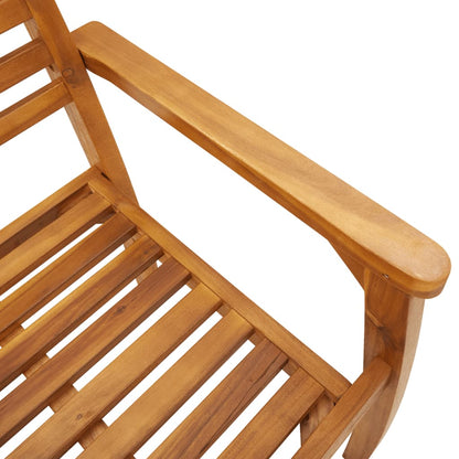 6-Piece Solid Acacia Wood Garden Chairs 59x55x85 cm