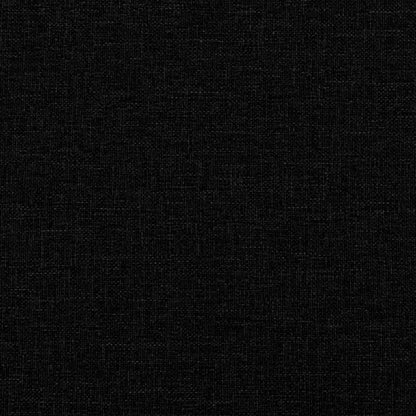 Footstool Black 77x55x31 cm Fabric