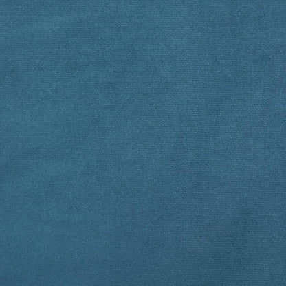 Footstool Blue 77x55x31 cm Velvet