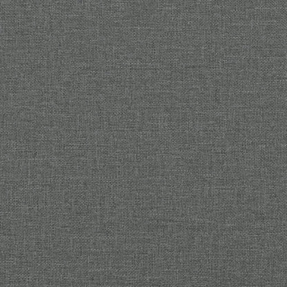 Footstool Dark Grey 77x55x31 cm Fabric