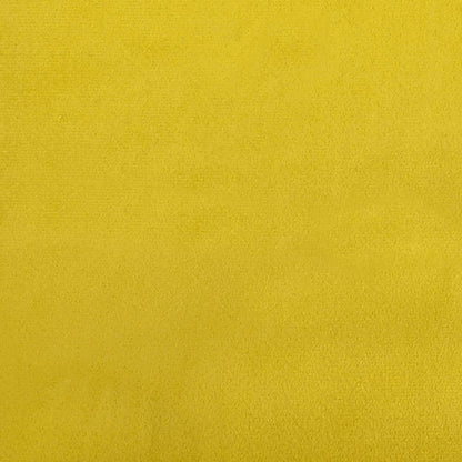 Footstool Yellow 77x55x31 cm Velvet