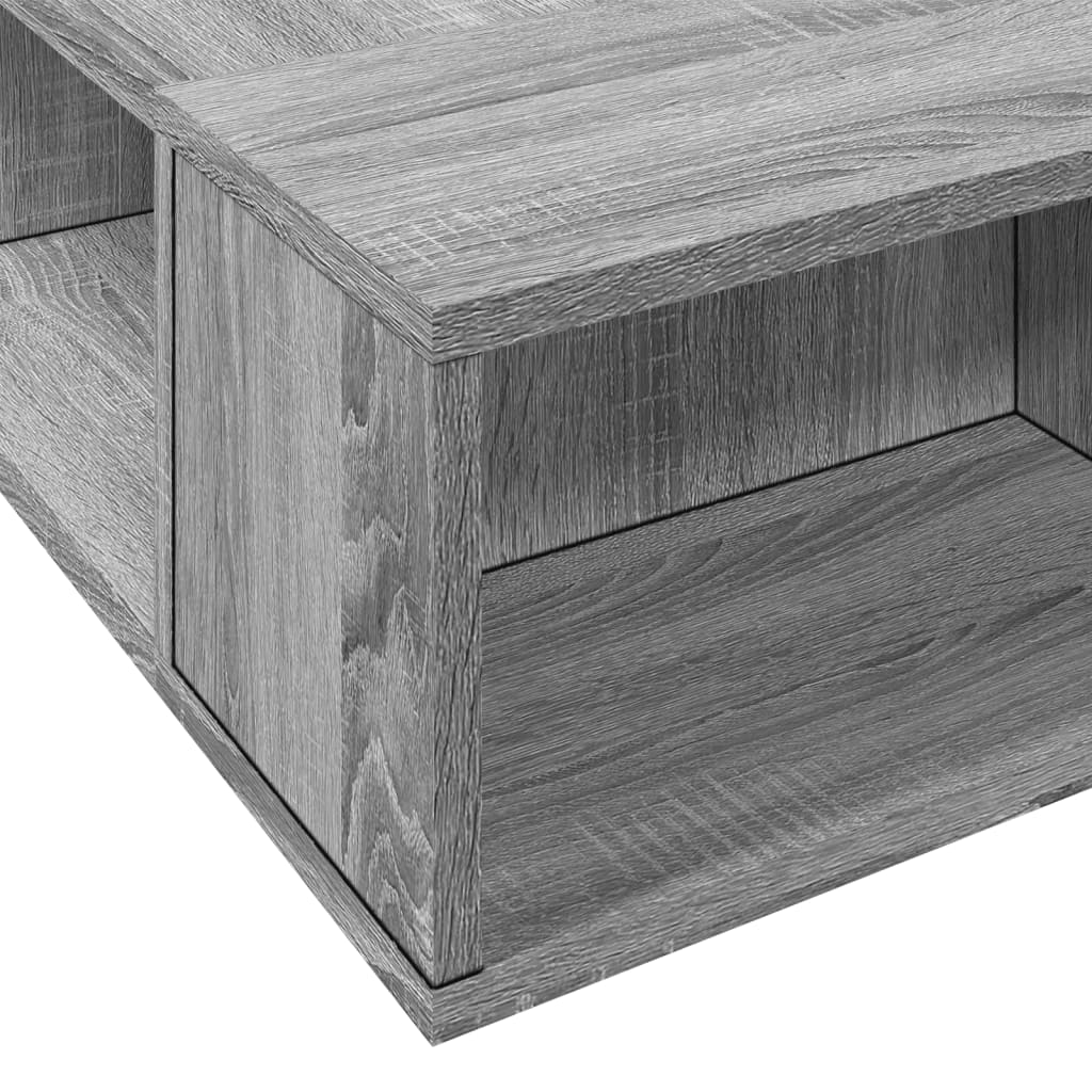 Bed Frame without Mattress Grey Sonoma 180x200 cm Super King