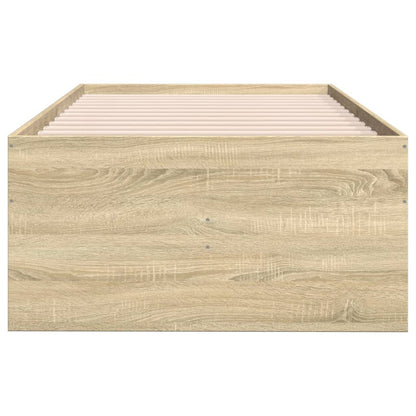 Daybed with Drawers without Mattress Sonoma Oak 100x200 cm