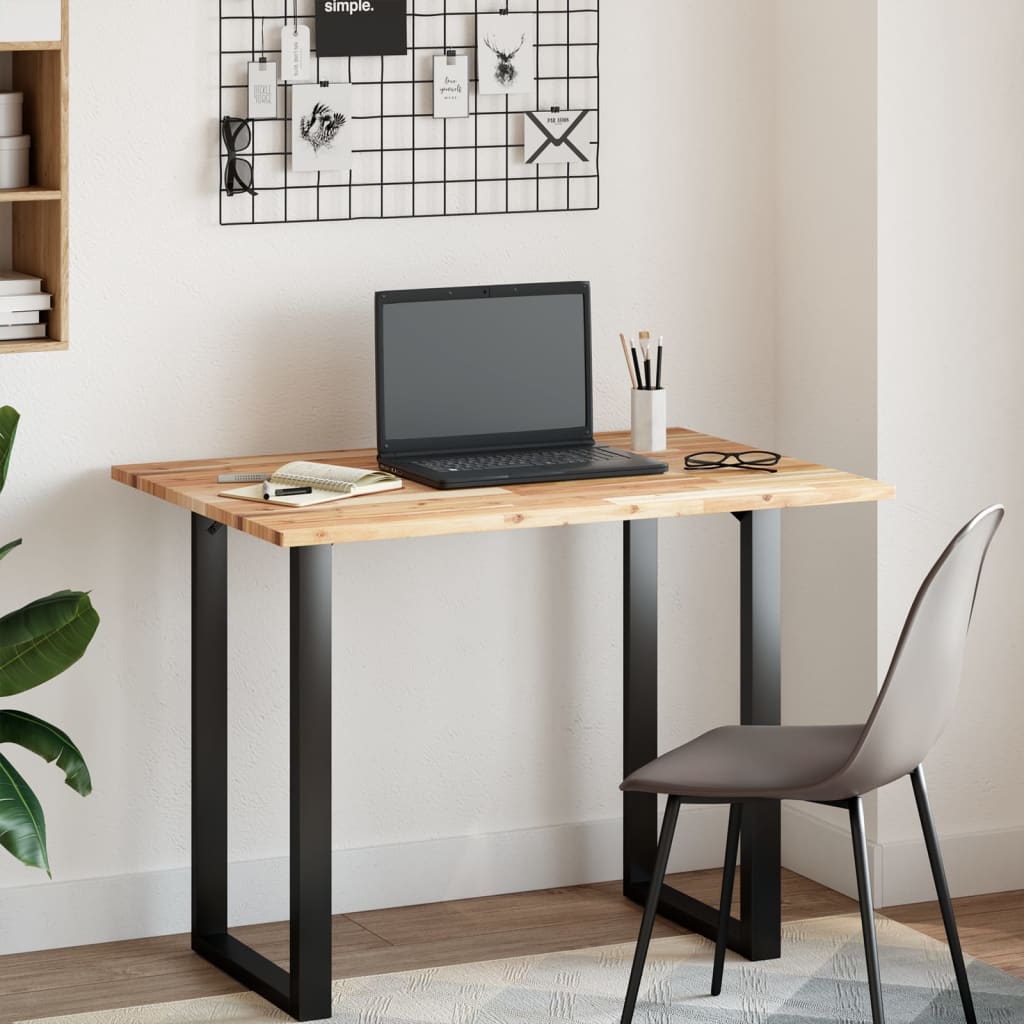 Desk Top Untreated 80x70x2 cm Solid Wood Acacia