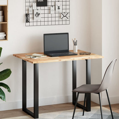 Desk Top Untreated 80x70x2 cm Solid Wood Acacia