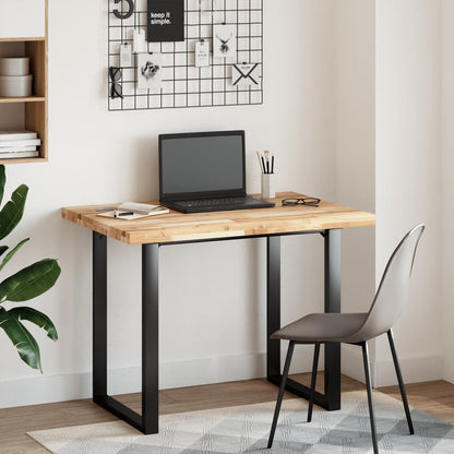 Desk Top Untreated 80x70x4 cm Solid Wood Acacia