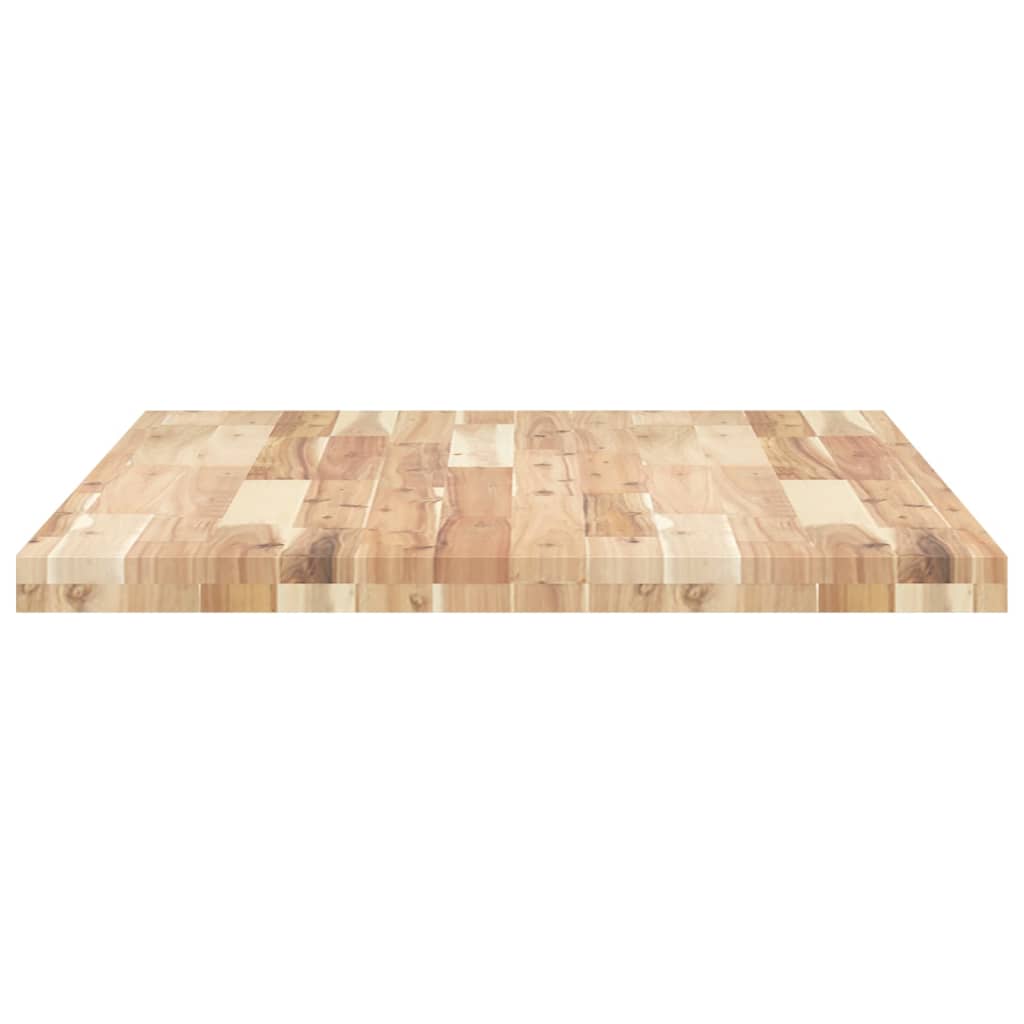 Desk Top Untreated 80x70x4 cm Solid Wood Acacia