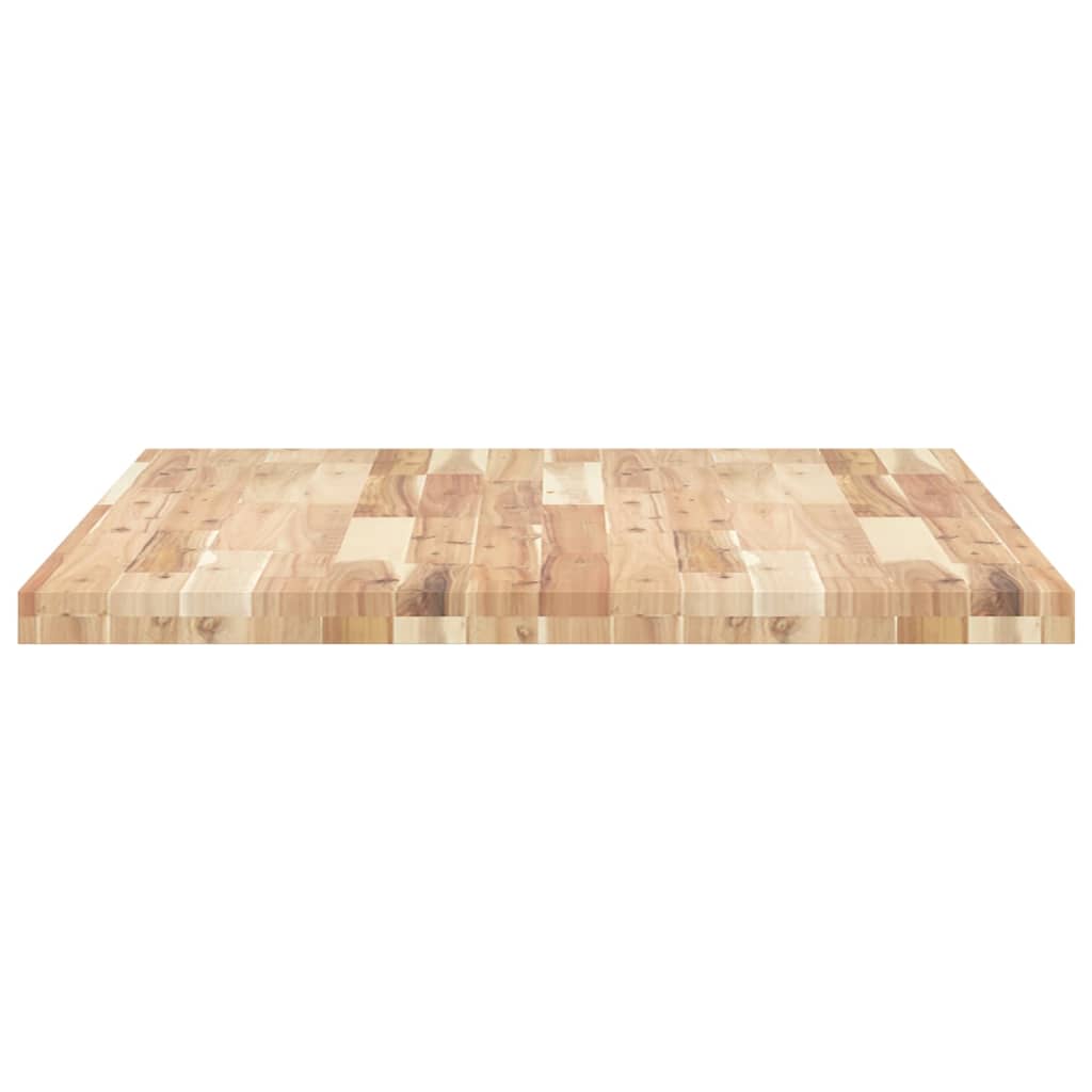 Desk Top Untreated 100x80x4 cm Solid Wood Acacia