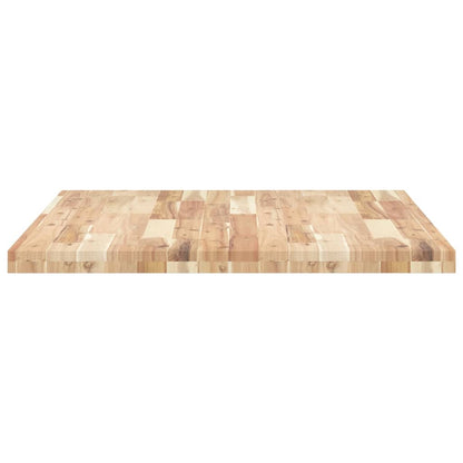 Desk Top Untreated 100x80x4 cm Solid Wood Acacia