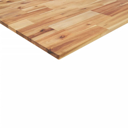 Desk Top Oil Finished 80x70x2 cm Solid Wood Acacia
