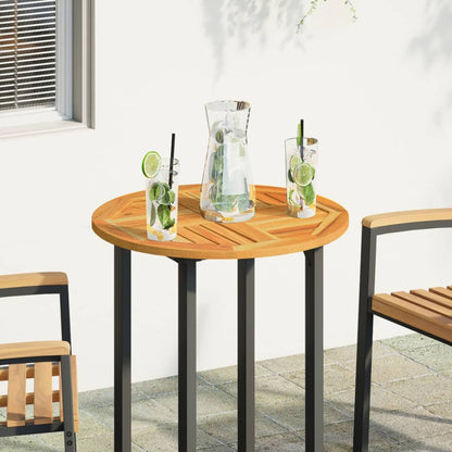 Round Table Top Ø60cm Solid Acacia Wood - Natural Finish