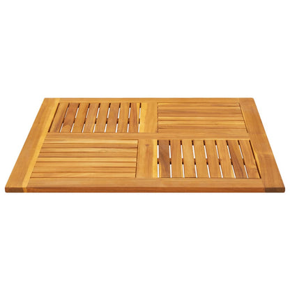 Square Solid Acacia Wood Table Top 90x90x2.2 cm