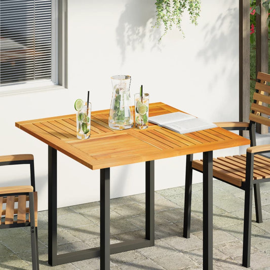 Square Solid Acacia Wood Table Top 90x90x2.2 cm