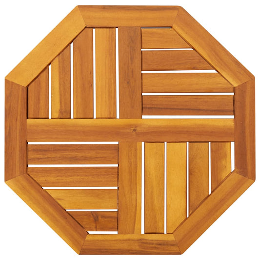 Octagonal Acacia Wood Table Top 50x50x2 cm - Solid & Stylish