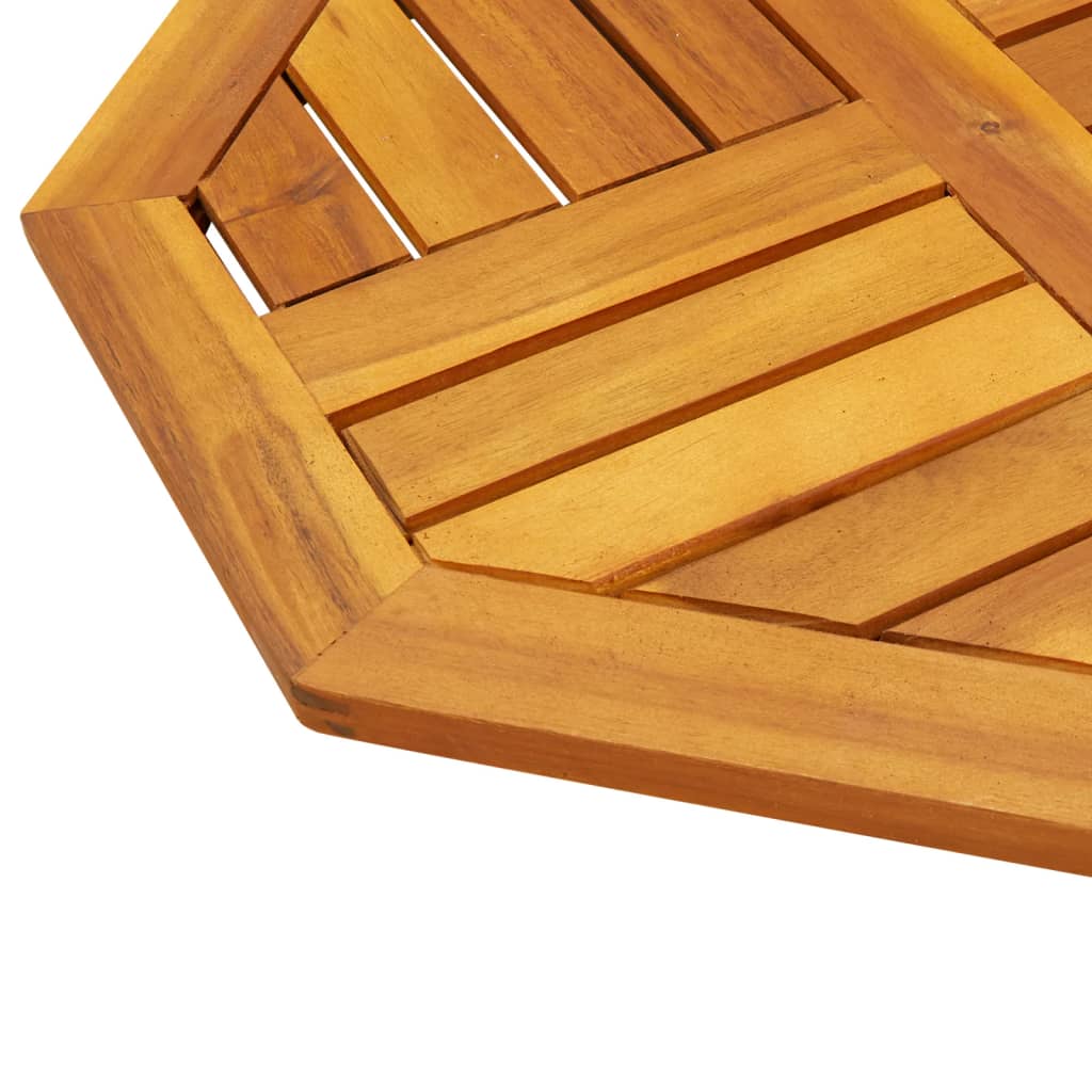 Octagonal Acacia Wood Table Top 50x50x2 cm - Solid & Stylish