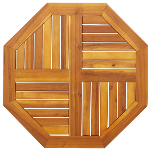 Octagonal Acacia Wood Table Top 70x70x2 cm - Solid & Stylish