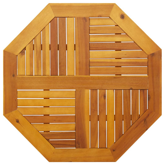 Octagonal Acacia Wood Table Top, 80x80 cm, Solid & Stylish