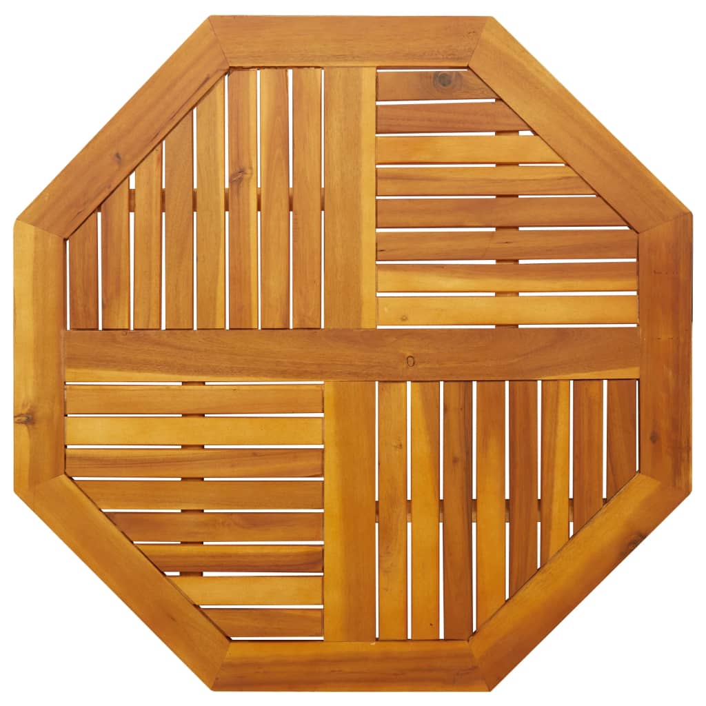 Octagonal Acacia Wood Table Top 90x90x2.2 cm - Solid & Stylish