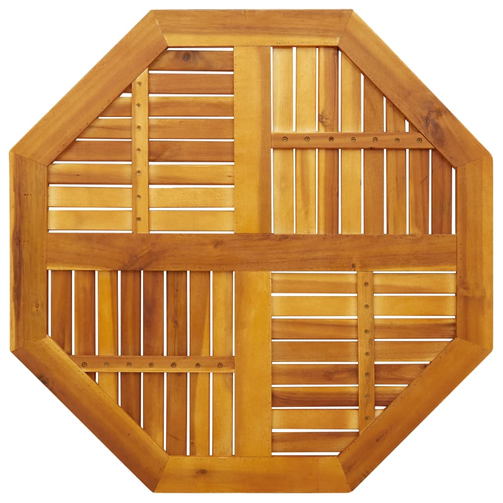 Octagonal Acacia Wood Table Top 90x90x2.2 cm - Solid & Stylish