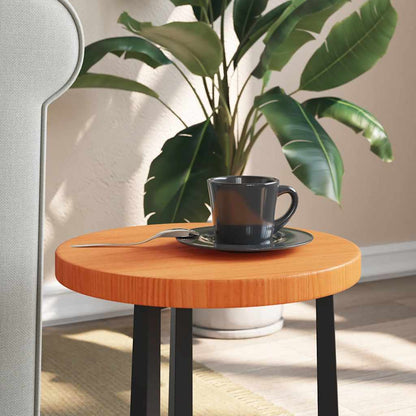 Solid Wood Pine Round Table Top, Wax Brown Ø30x2.5 cm