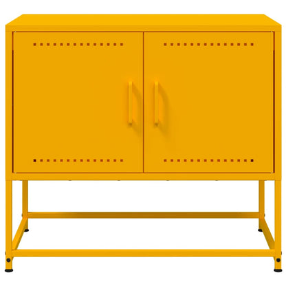 TV Cabinet Mustard Yellow 68.5x39x60.5 cm Steel