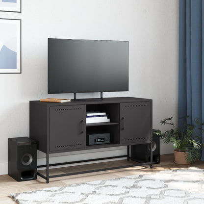 TV Cabinet Black 100.5x39x60.5 cm Steel