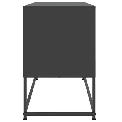 TV Cabinet Black 100.5x39x60.5 cm Steel