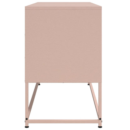 TV Cabinet Pink 100.5x39x60.5 cm Steel