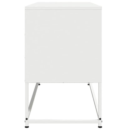 TV Cabinet White 100.5x39x60.5 cm Steel