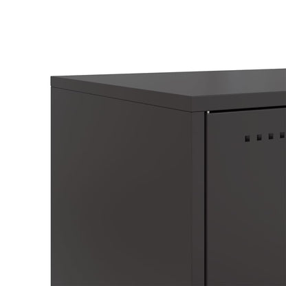 TV Cabinet Black 68x39x60.5 cm Steel