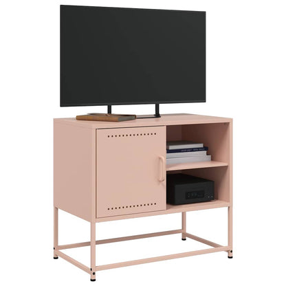 TV Cabinet Pink 68x39x60.5 cm Steel