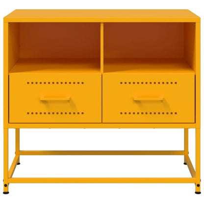 TV Cabinet Mustard Yellow 68x39x60.5 cm Steel