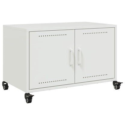 TV Cabinet White 68x39x43.5 cm Steel