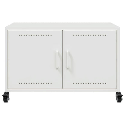 TV Cabinet White 68x39x43.5 cm Steel