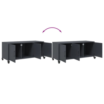 TV Cabinet Anthracite 100.5x39x43.5 cm Steel