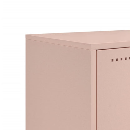 TV Cabinet Pink 100.5x39x43.5 cm Steel