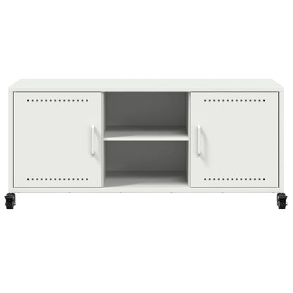 TV Cabinet White 100.5x39x43.5 cm Steel