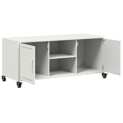TV Cabinet White 100.5x39x43.5 cm Steel