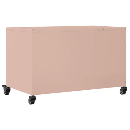 TV Cabinet Pink 68x39x43.5 cm Steel