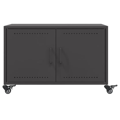Coffee Table Black 68x50x43.5 cm Steel