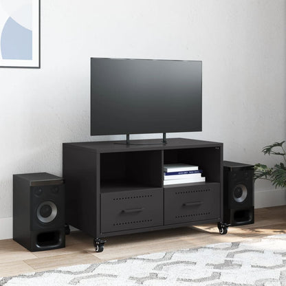 TV Cabinet Black 68x39x43.5 cm Steel