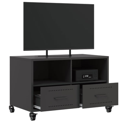 TV Cabinet Black 68x39x43.5 cm Steel