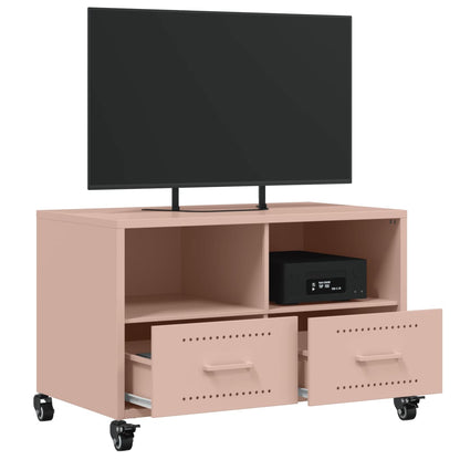 TV Cabinet Pink 68x39x43.5 cm Steel