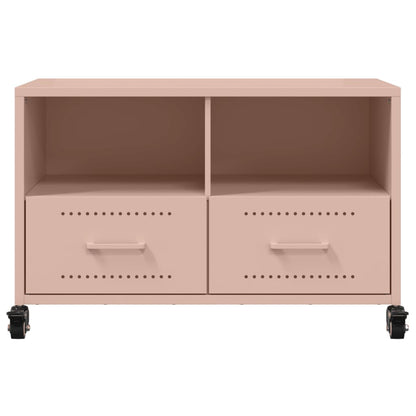 TV Cabinet Pink 68x39x43.5 cm Steel